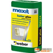 Tynk polimerowo-mineralny Maxit kolor plus (weber TM314)