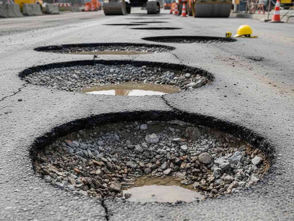Dziury w asfalcie