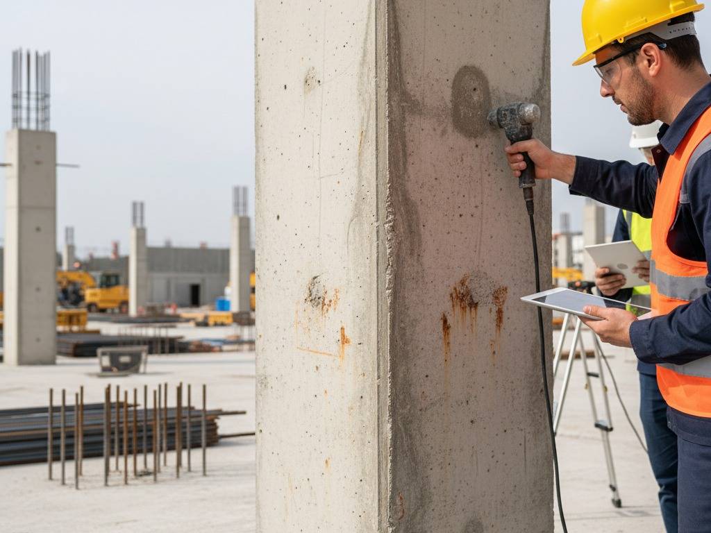 Badanie uszkodzeń betonu, pomiary sklerometryczne