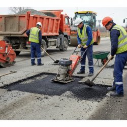 Naprawa mrozowych uszkodzeń asfaltu