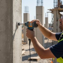 Wykonanie badania młotkiem Schmidta