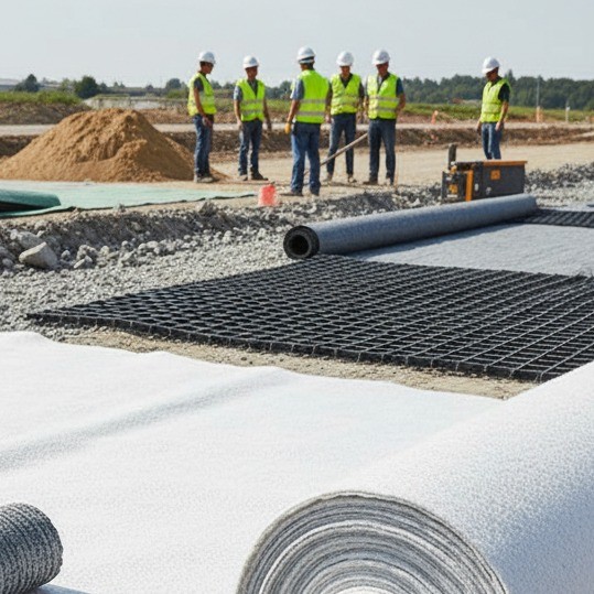Geosyntetyki drogowe
