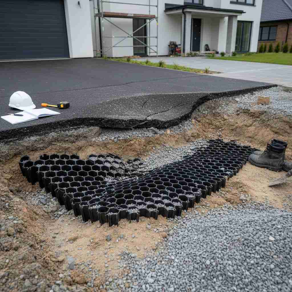 Osiadanie podjazdu z geokratą komórkową – poznaj główne przyczyny i skuteczne rozwiązania