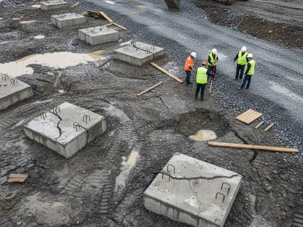 Słaba nośność podłoża gruntowego