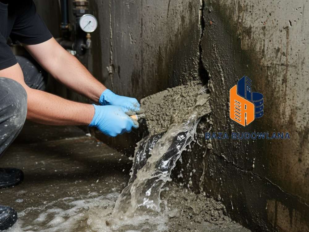 Dlaczego zwykła zaprawa nie zatrzyma aktywnego wycieku? Problem ciśnienia hydrostatycznego