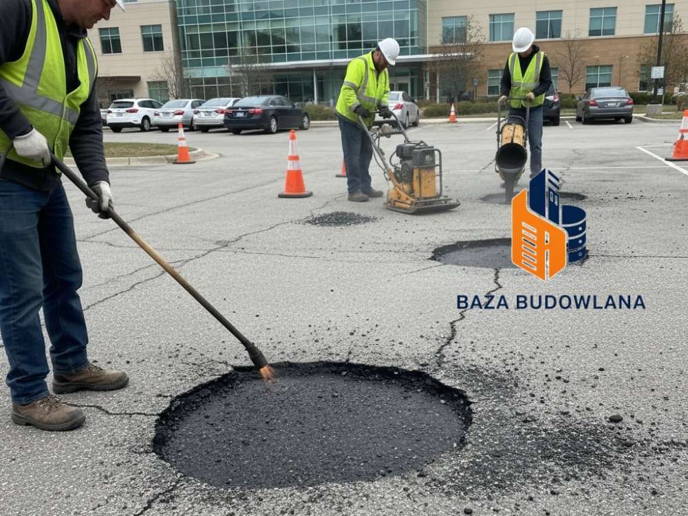 Zalewanie szczelin czy łatanie asfaltu: Która metoda naprawy asfaltu przedłuży życie parkingu?