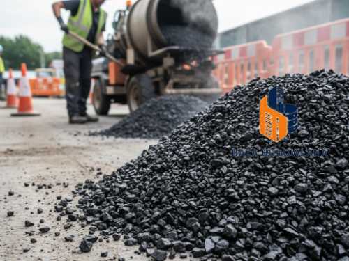 Asfalt lany w granulacie