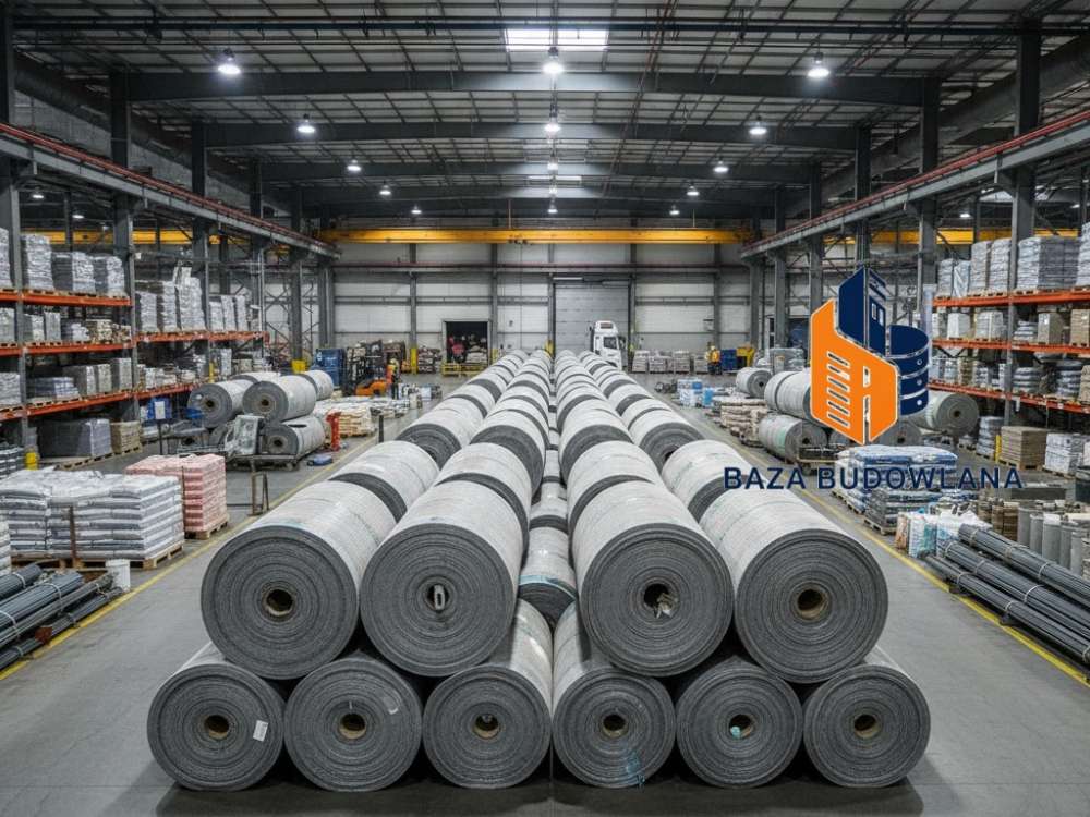 Mata bentonitowa ACTIMAT do izolacji przeciwwodnej fundamentów i konstrukcji podziemnych.