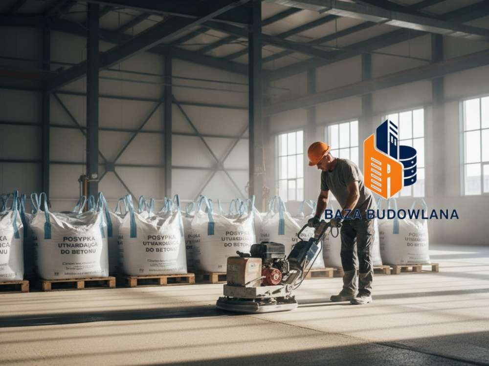 Posypka utwardzająca do betonu