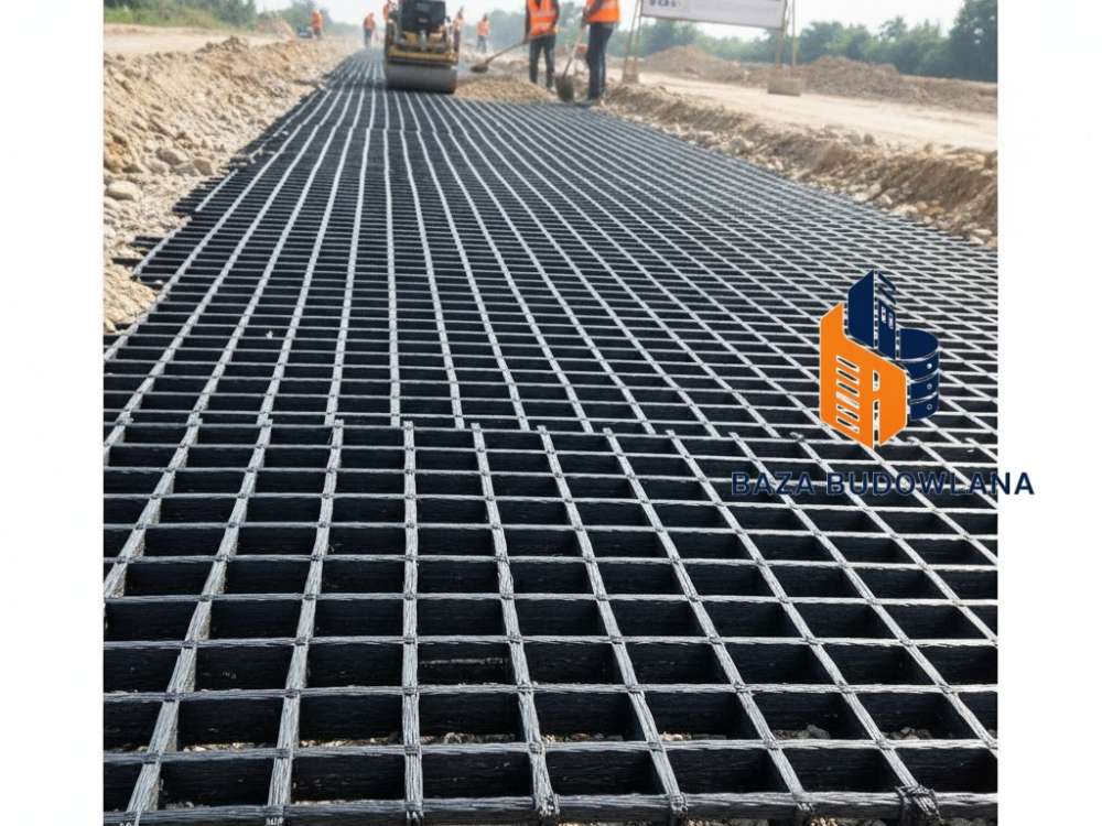 Geosiatka o sztywnych węzłach