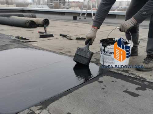 Elastyczna masa uszczelniająca na dachy z papy