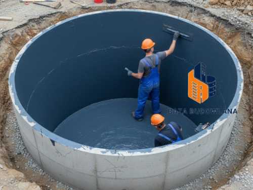 Hydroizolacja betonowego zbiornika na deszczówkę 