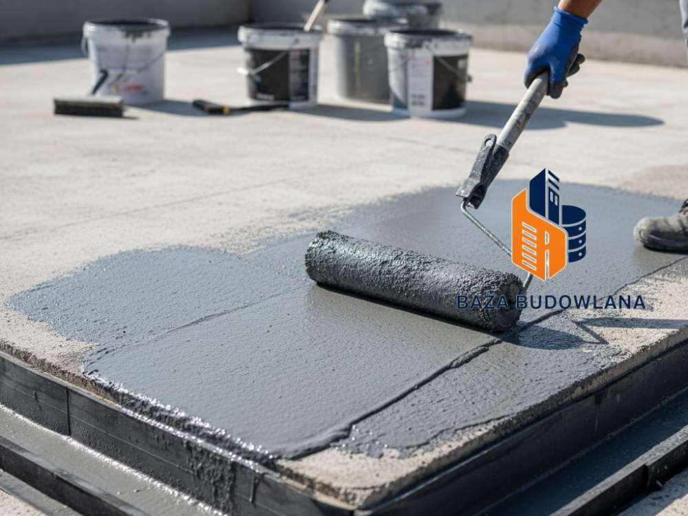Aplikacja masy uszczelniającej na taras zapewniająca trwałą hydroizolację konstrukcji.