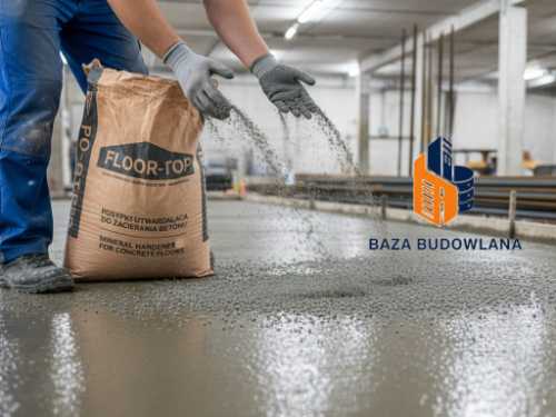 Posypka utwardzająca do zacierania betonu