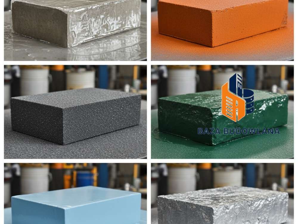 Nanoszenie powłoki ochronnej na elementy z betonu i stali w celu zabezpieczenia konstrukcji.