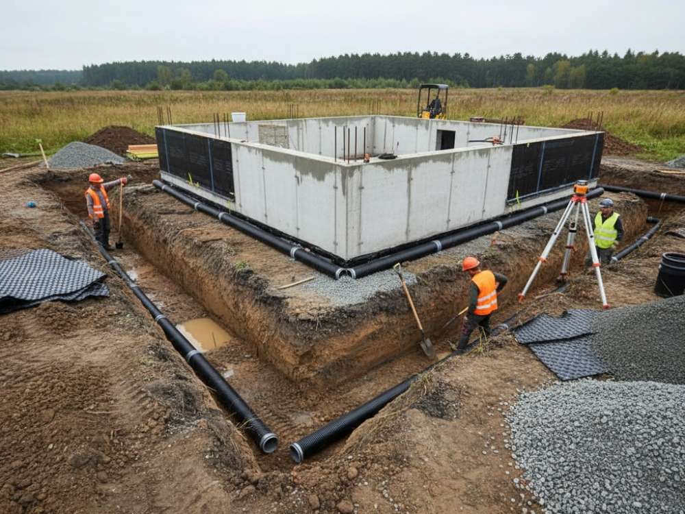 Jak wykonać drenaż wokół domu? Poradnik krok po kroku dla każdego inwestora