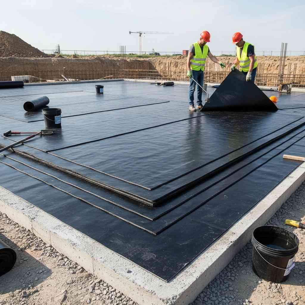 Hydroizolacja płyty fundamentowej 