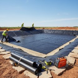 Uszczelnienie stawu rybnego