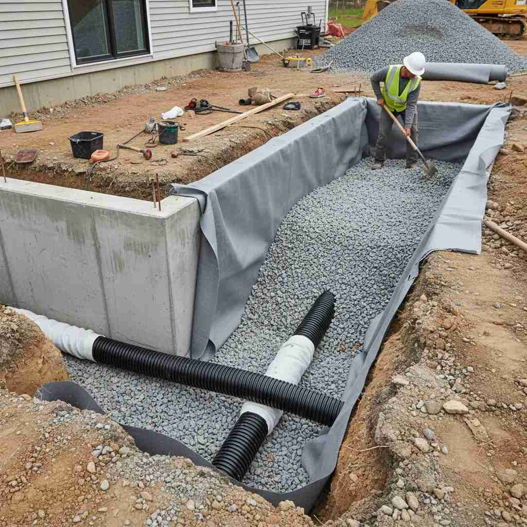 Systemy drenażowe i odwodnienia