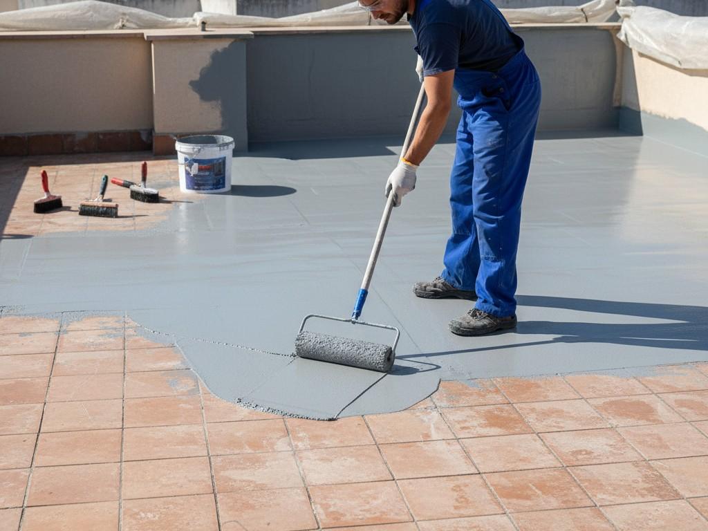 Uszczelnienie tarasu na stare płytki