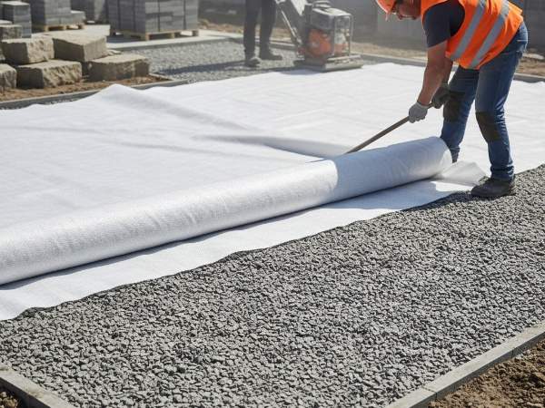 Geowłóknina do wzmocnienia podbudowy pod kostkę i bruk