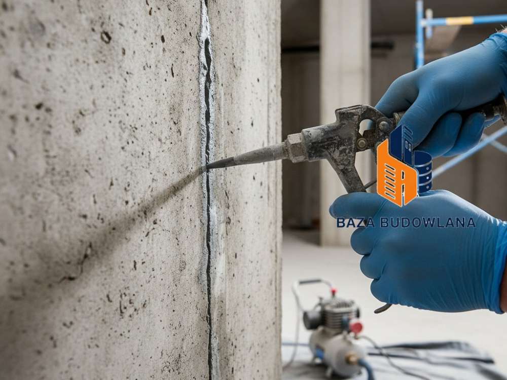Naprawa rys w betonie