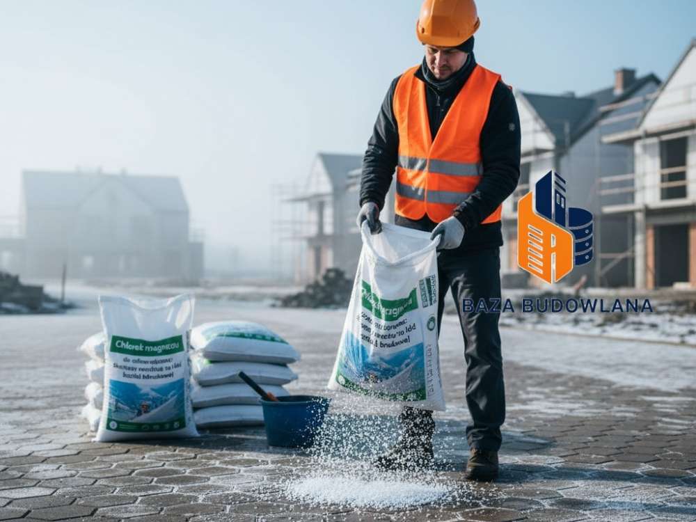 Chlorek magnezu do odladzania: Skuteczna metoda na lód bez niszczenia kostki brukowej