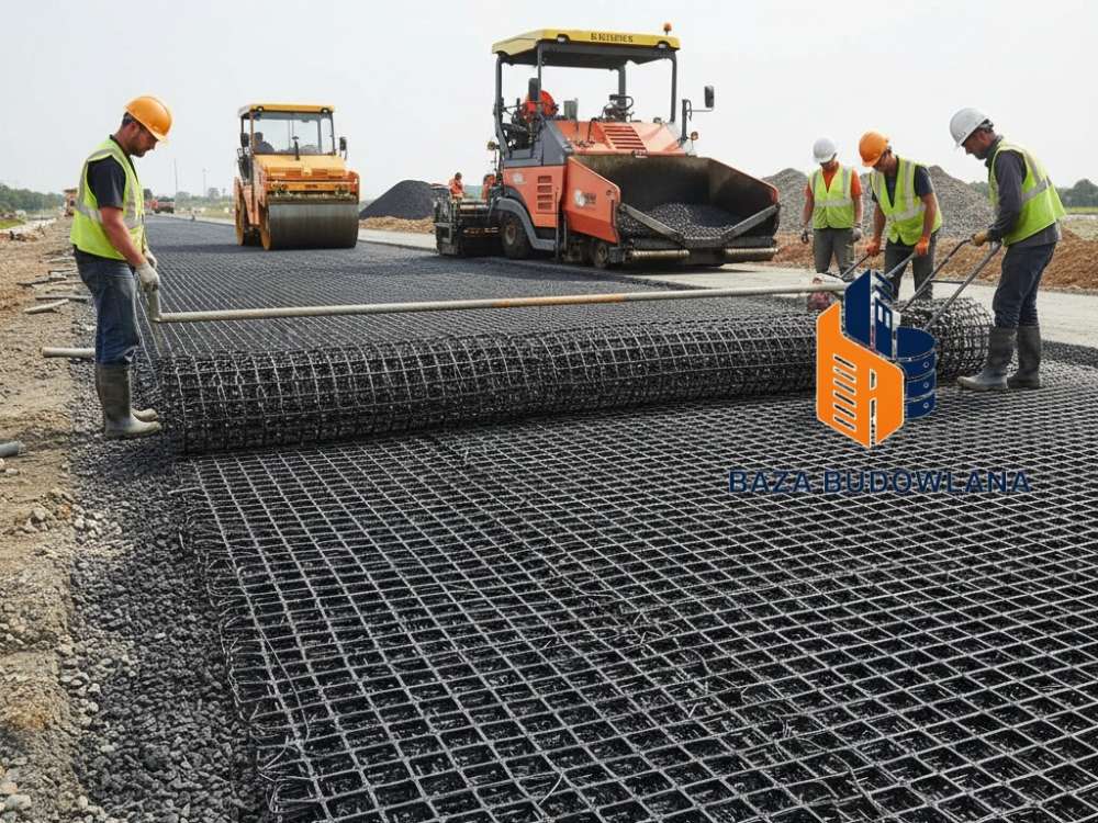 Zbrojenie nawierzchni asfaltowej siatkami