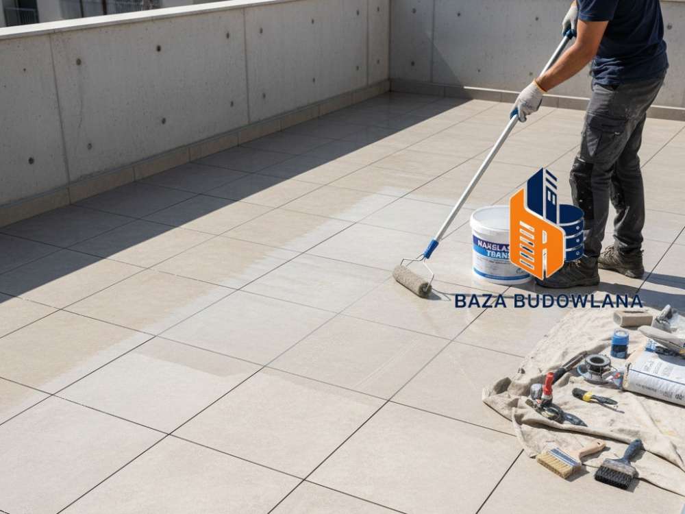 Uszczelniamy taras nad pomieszczeniem ogrzewanym wyłożony płytkami