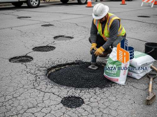 Masa bitumiczna na zimno – ekspresowa metoda na ubytki w nawierzchni po zimie 2025