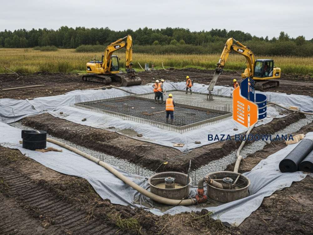 Budowa domu na podmokłym terenie