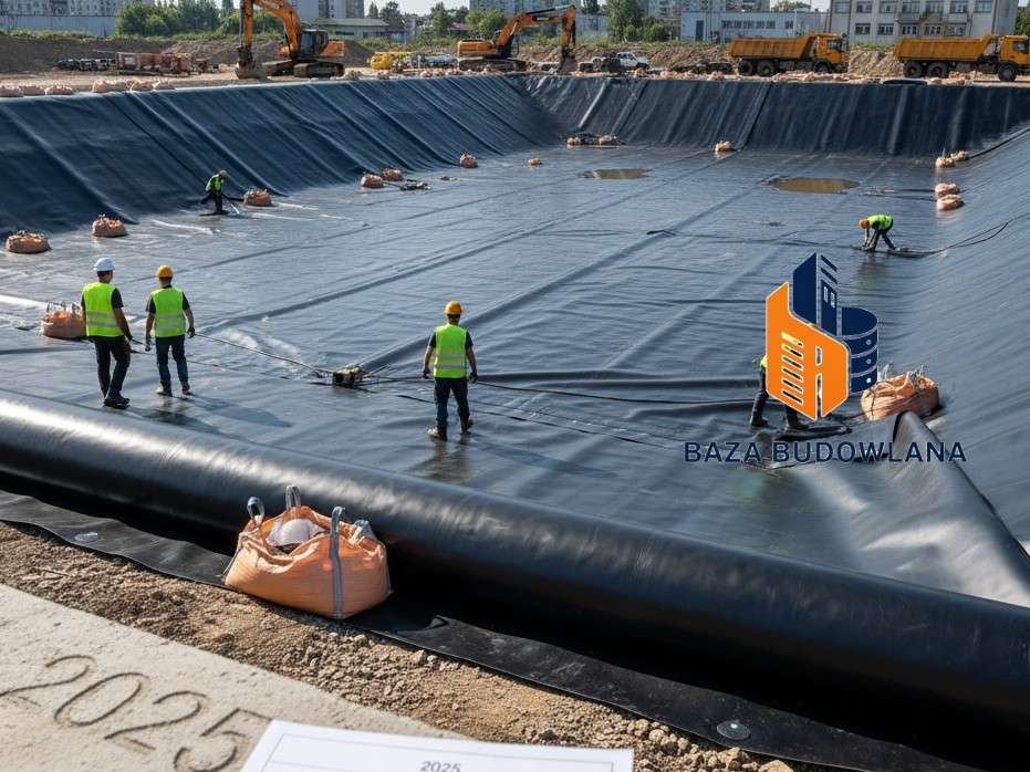 Geomembrana PEHD a zbiornik retencyjny – jak obniżyć podatek od deszczu?