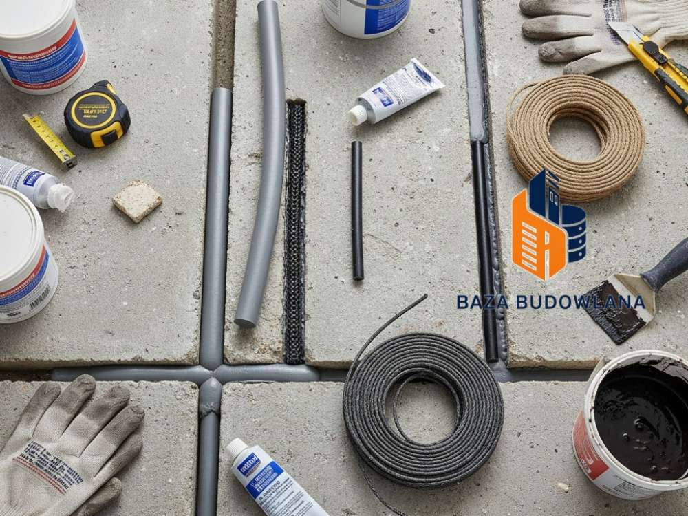 Biały, piankowy sznur dylatacyjny do wypełniania i uszczelniania szczelin konstrukcyjnych.