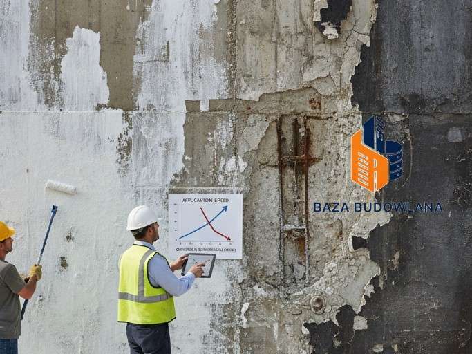 Aplikacja trwałej powłoki ochronnej na konstrukcję narażoną na korozyjne działanie solanki.