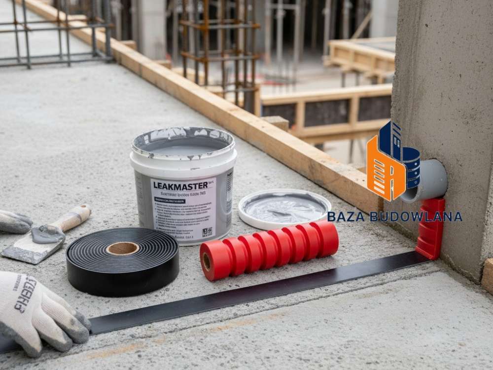 Pęczniejąca taśma bentonitowa do uszczelniania przerw technologicznych i roboczych w konstrukcjach betonowych.