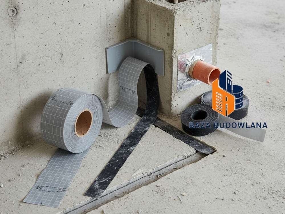 Samopęczniejąca taśma bentonitowa do uszczelniania przerw roboczych w konstrukcjach żelbetowych.