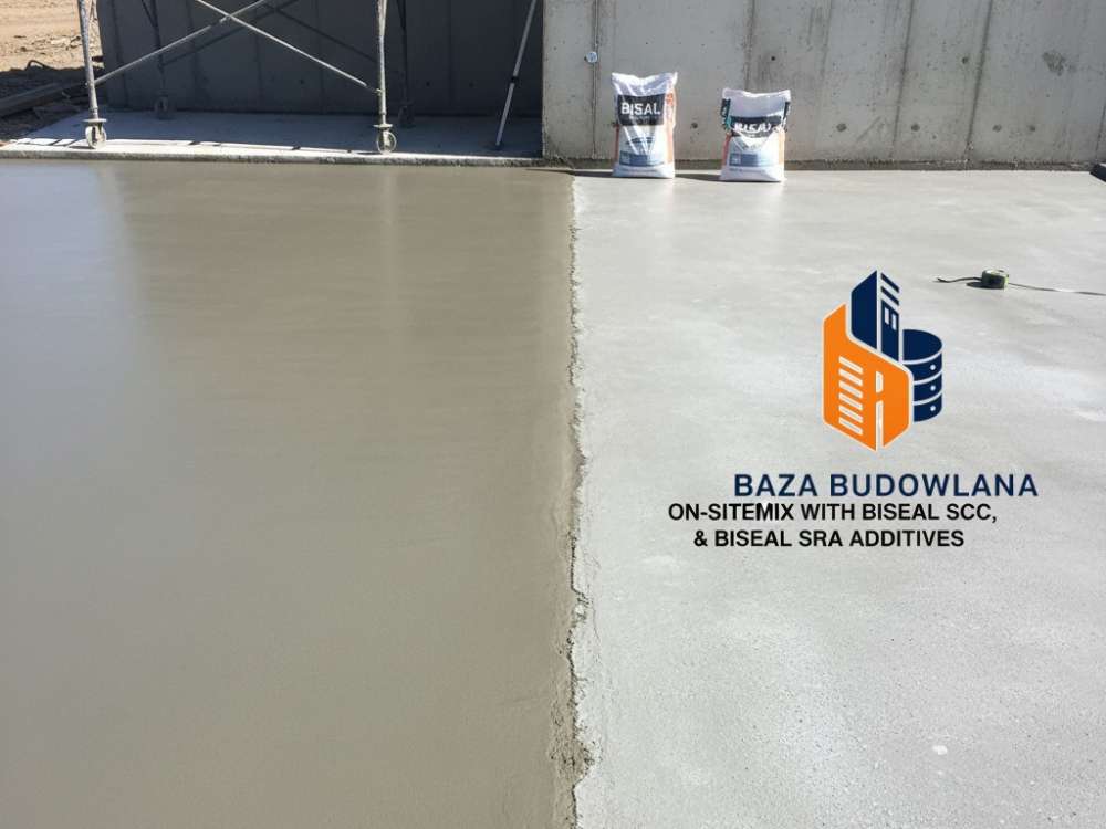 Mrozoodporna wylewka samopoziomująca na zewnątrz nakładana na betonowe podłoże tarasu.