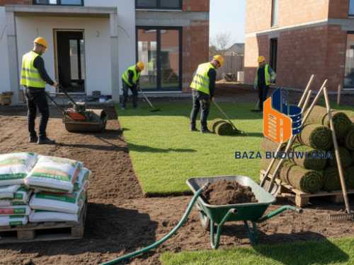 Zakładanie trawnika po budowie