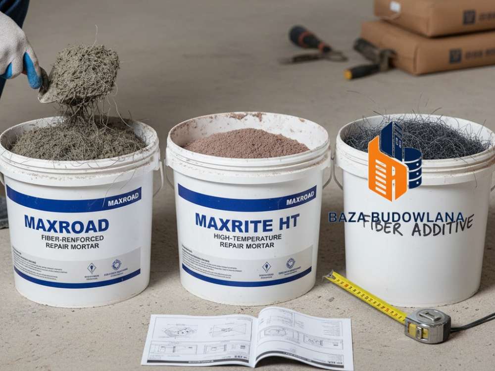 Specjalistyczna zaprawa naprawcza z włóknami do profesjonalnej renowacji i naprawy betonu typu PCC.