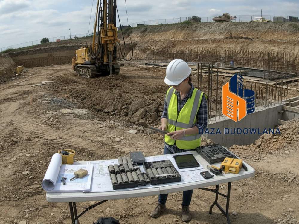 Ekspertyza geotechniczna oraz dokumentacja geologii złożowej realizowana na placu budowy.