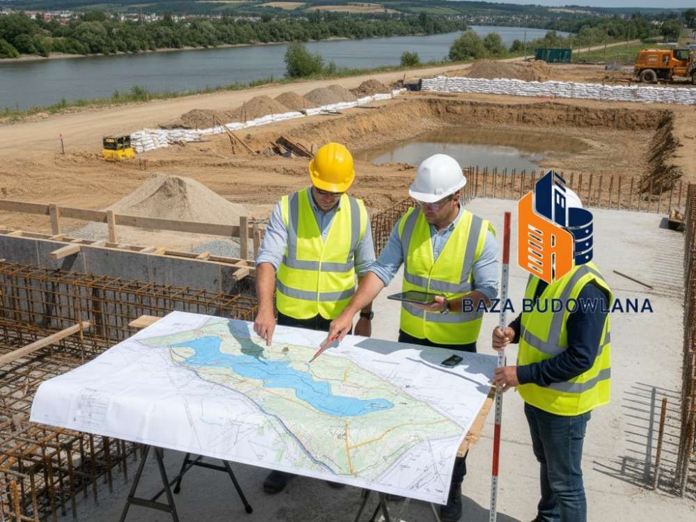 Ocena ryzyka powodziowego i analiza hydrologiczna terenu pod inwestycję budowlaną.