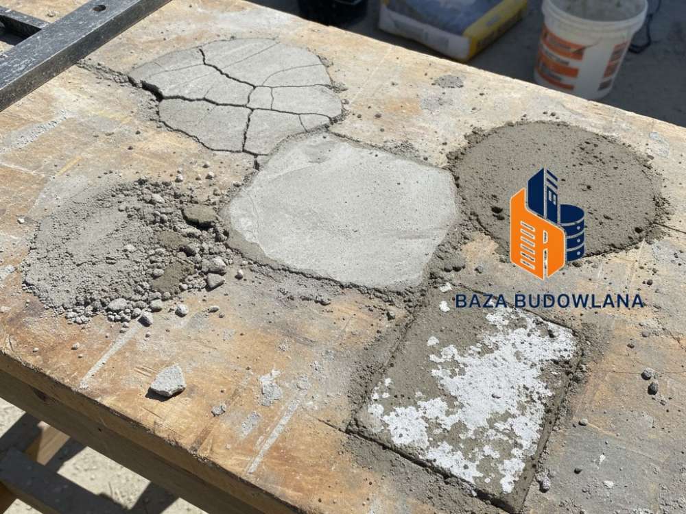 Samodzielna renowacja starej posadzki betonowej i naprawa ubytków w betonie.