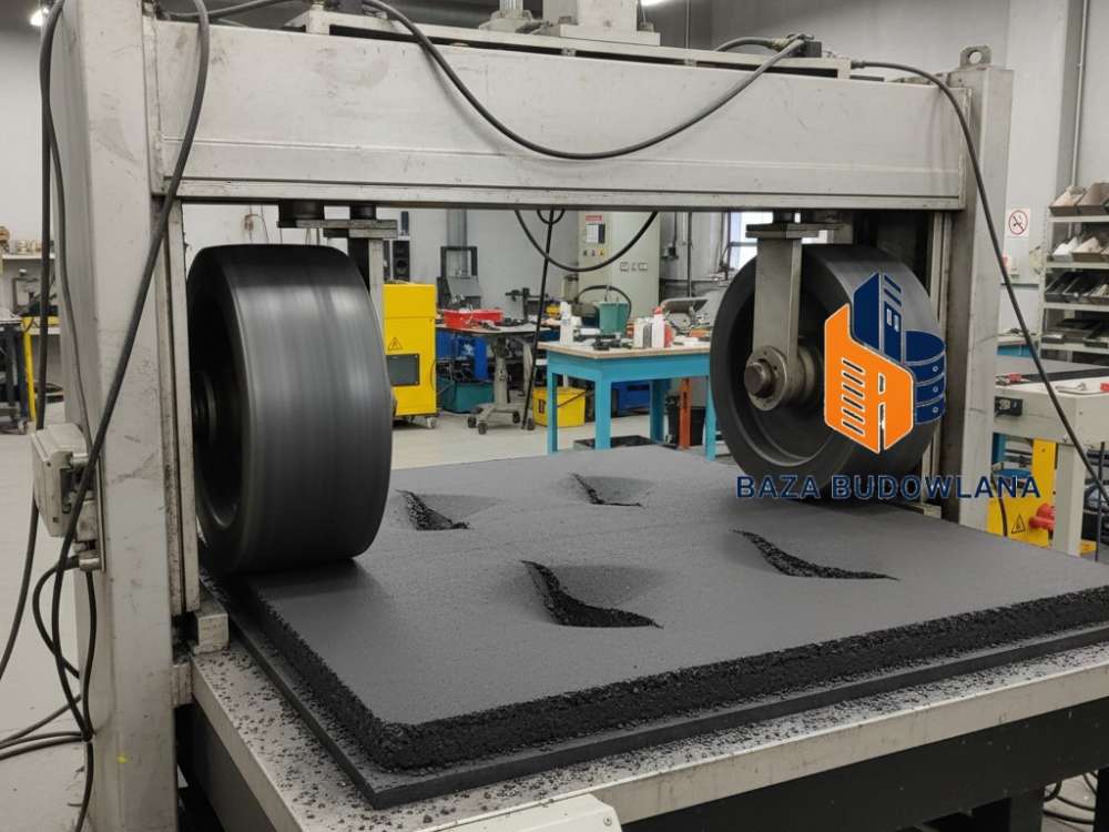 Badanie mieszanki mineralno-asfaltowej MMA pod kątem odporności na koleinowanie.