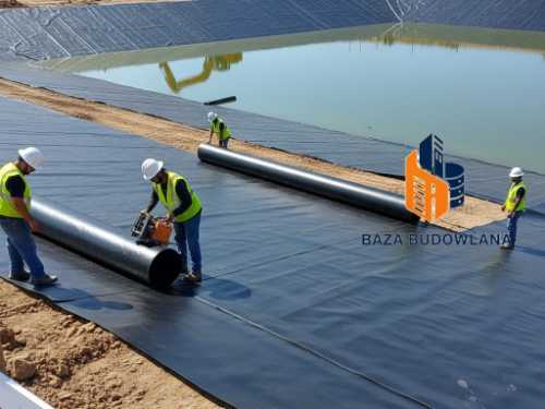 Geomembrany PEHD w hydroizolacji zbiorników – dlaczego to najlepszy wybór dla dużych stawów?