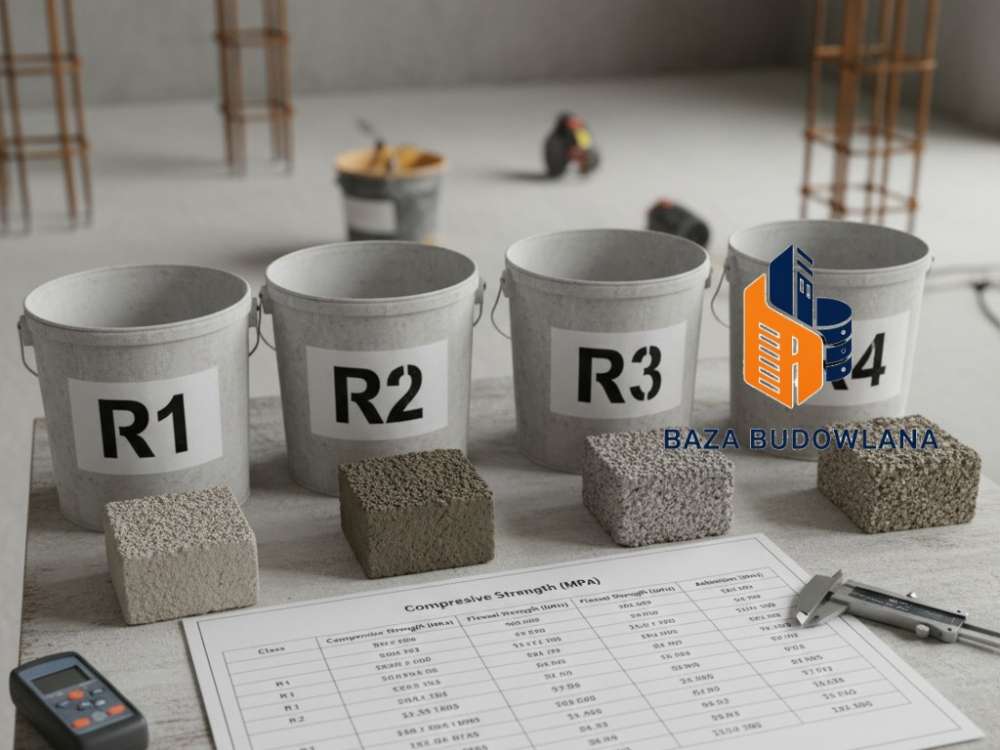 Zaprawa naprawcza do betonu klasy R2 i R3 stosowana do uzupełniania ubytków i renowacji powierzchni.