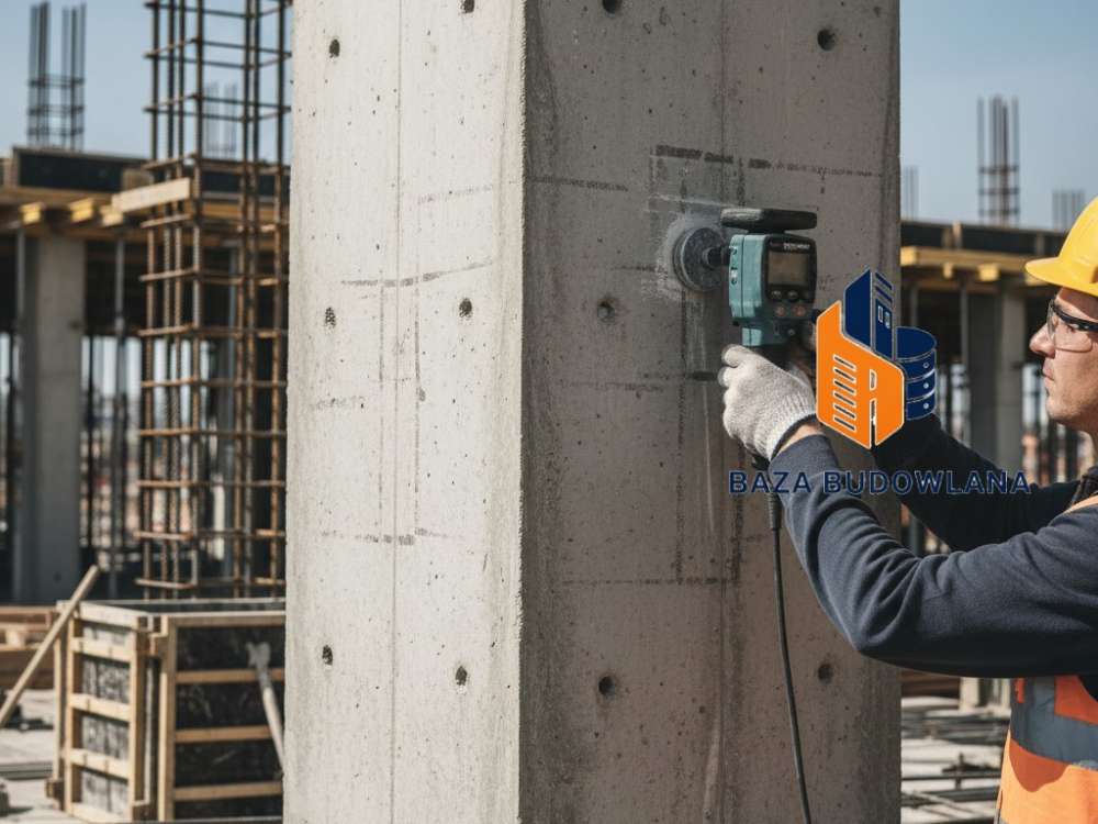 Próbki betonu przygotowane do badania klasy wytrzymałości na ściskanie zgodnie z normą PN-EN 206.