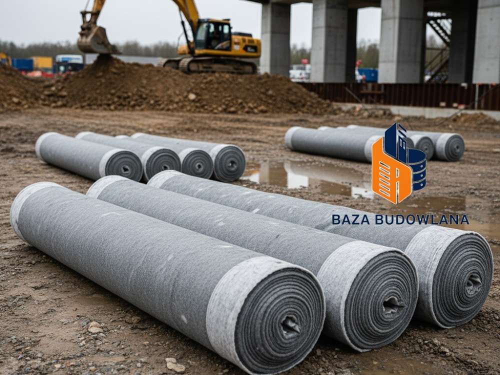 Mata bentonitowa Voltex stosowana jako hydroizolacja fundamentów i podziemnych części budowli.