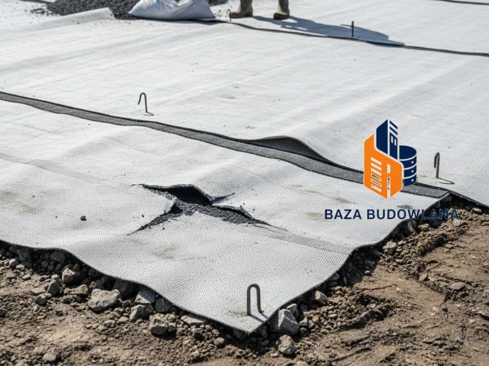 Montaż maty bentonitowej na fundamencie – kluczowy etap wykonywania szczelnej izolacji przeciwwodnej.