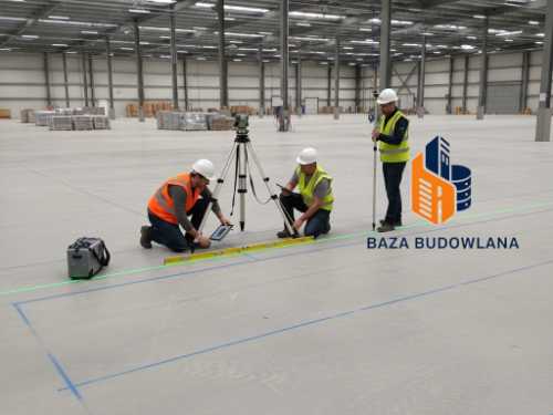 Pomiary posadzek pod regały wysokiego składowania VNA