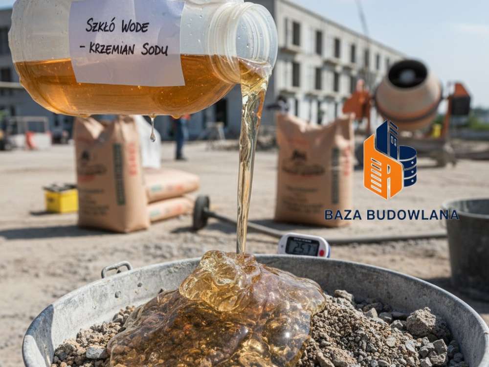 Przezroczyste, lepkie szkło wodne sodowe o charakterystycznej konsystencji roztworu koloidalnego.